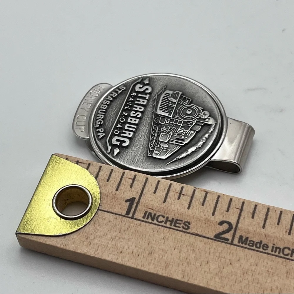 Strasburg Railroad Silver Money Clip‎ Pennsylvania